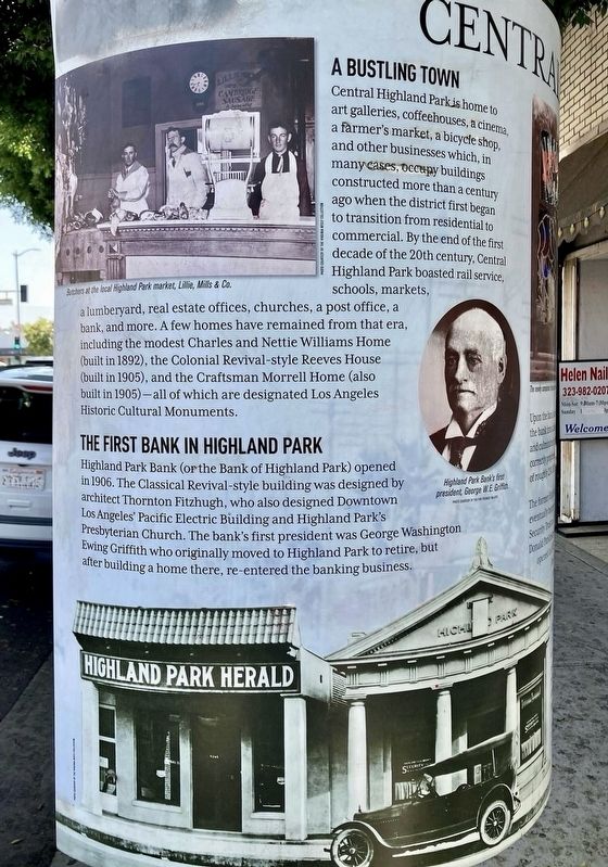 Central Highland Park Marker image. Click for full size.