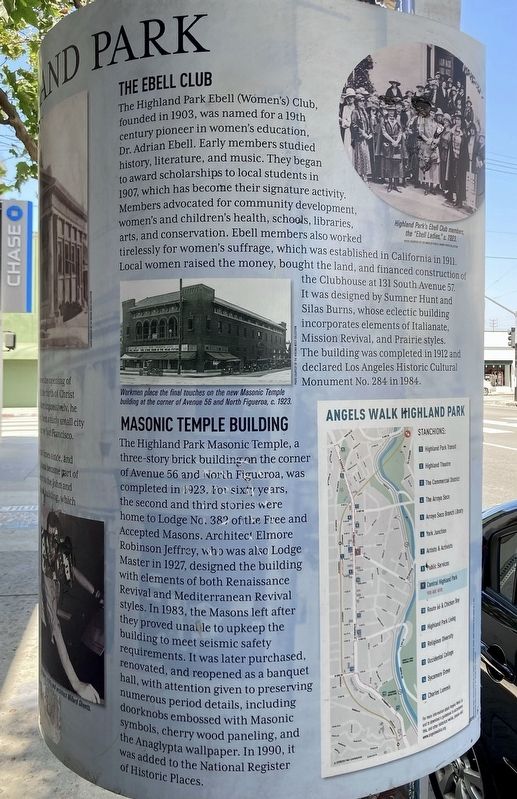 Central Highland Park Marker image. Click for full size.