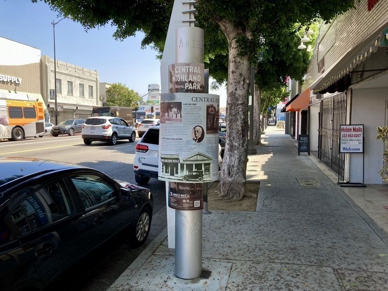 Central Highland Park Marker image. Click for full size.