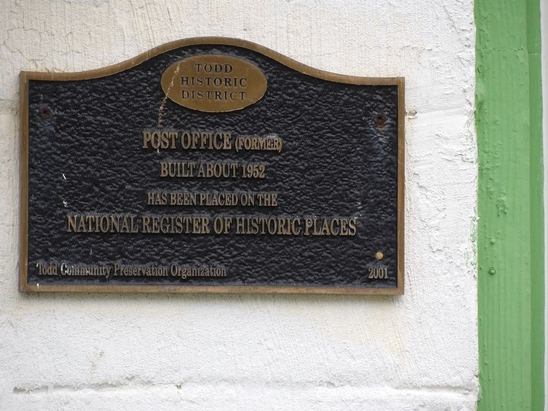 Post Office (Former) Marker. Click for full size. Post Office (Former) Marker image. Click for full size.