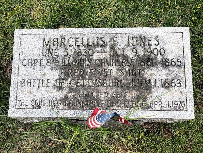 Marcellus E. Jones Gravesite Marker image. Click for full size.