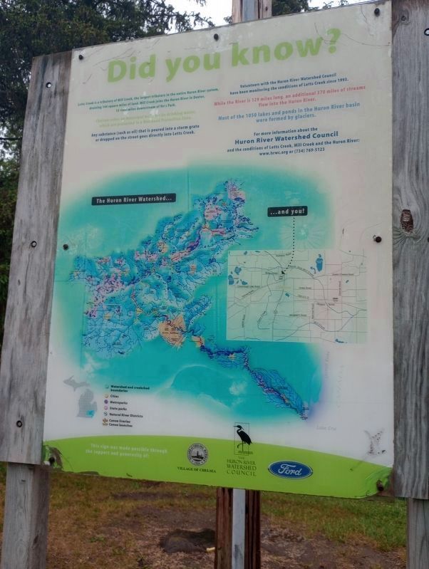 Letts Creek Marker. Click for full size. Letts Creek Marker image. Click for full size.