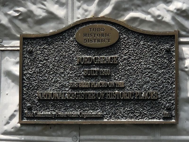 Ford Garage Marker. Click for full size. Ford Garage Marker image. Click for full size.