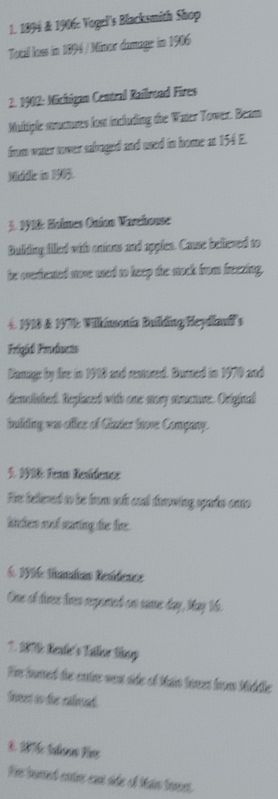Notable 19th & 20th Century Downtown Chelsea Fires Marker. Click for full size. Notable 19th & 20th Century Downtown Chelsea Fires Marker image. Click for full size.