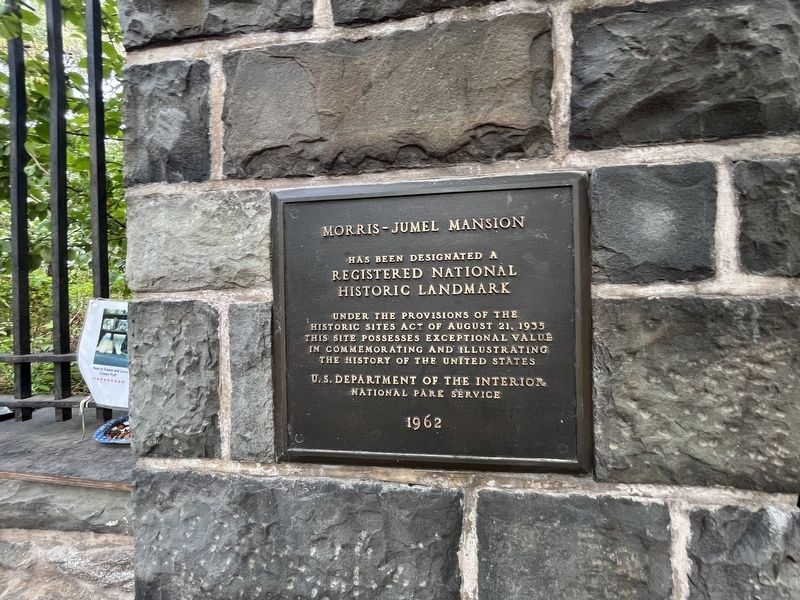 National Historic Landmark plaque for the mansion. Click for full size. National Historic Landmark plaque for the mansion image. Click for full size.