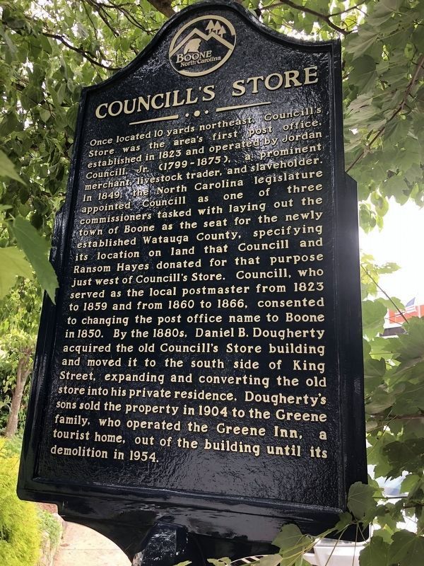 Councill's Store Marker image. Click for more information.