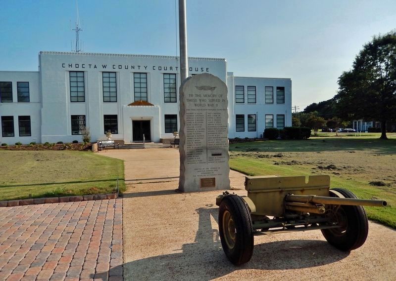 Choctaw County War Memorial. Click for full size. Choctaw County War Memorial image. Click for full size.