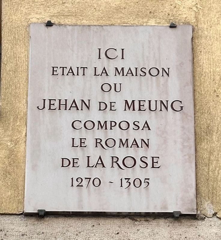Jehan de Meung Marker. Click for full size. Jehan de Meung Marker image. Click for full size.