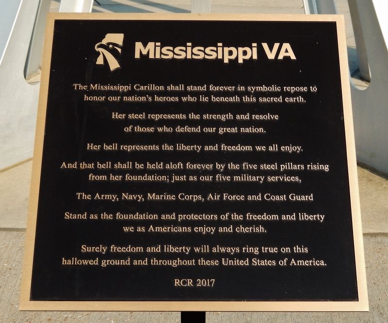 The Mississippi Carillon Marker. Click for full size. The Mississippi Carillon Marker image. Click for full size.
