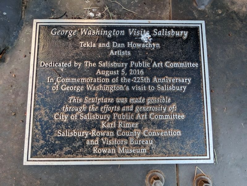 George Washington Visits Salisbury image. Click for full size.