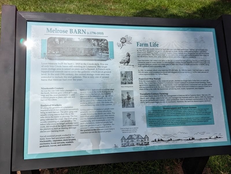 Melrose Barn Marker image. Click for full size.