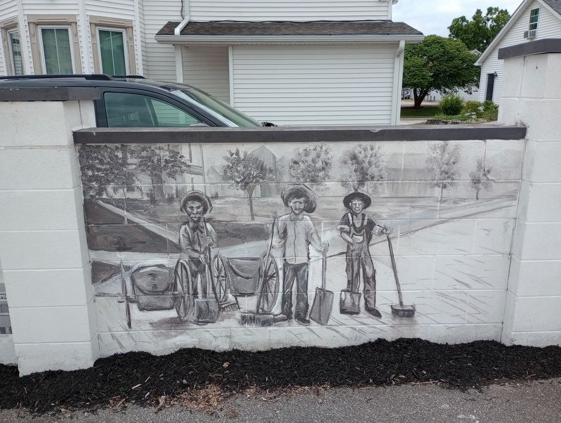 MJL Columbia City Historical Mural Marker image. Click for full size.