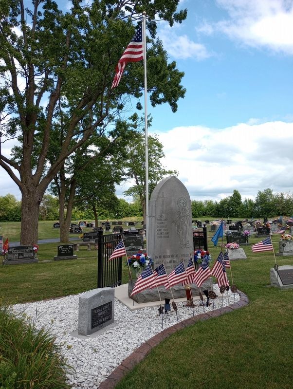Immaculate Conception Cemetery Veterans Memorial image. Click for full size.