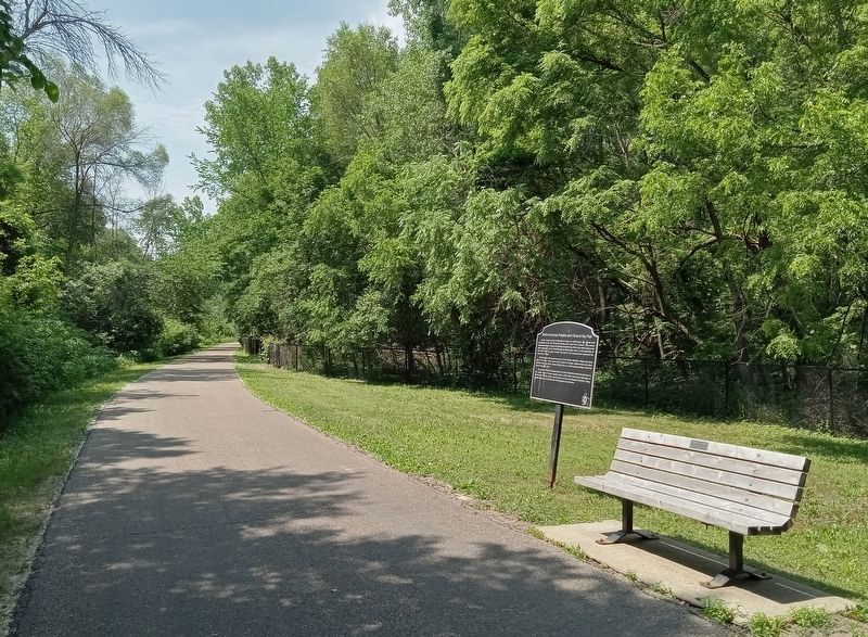 Native American Peoples Marker on the Big Rivers Regional Trail image. Click for full size.