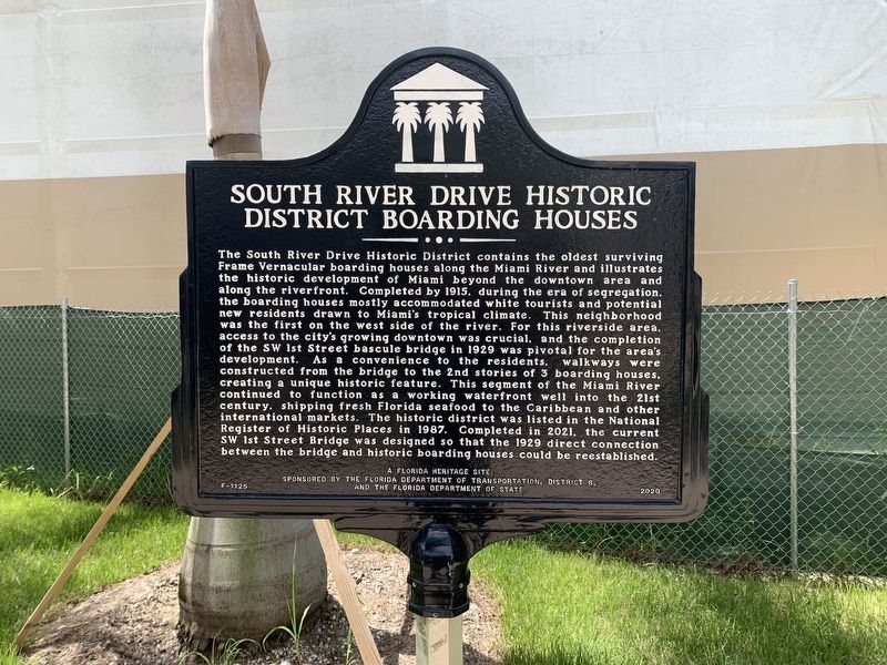 South River Drive Historic District Boarding Houses Marker image. Click for full size.