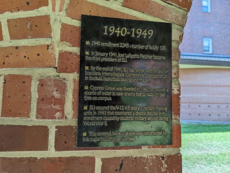1940-1949 Marker. Click for full size. 1940-1949 Marker image. Click for full size.