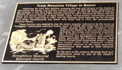 From Mountain Village to Resort Marker image. Click for full size.