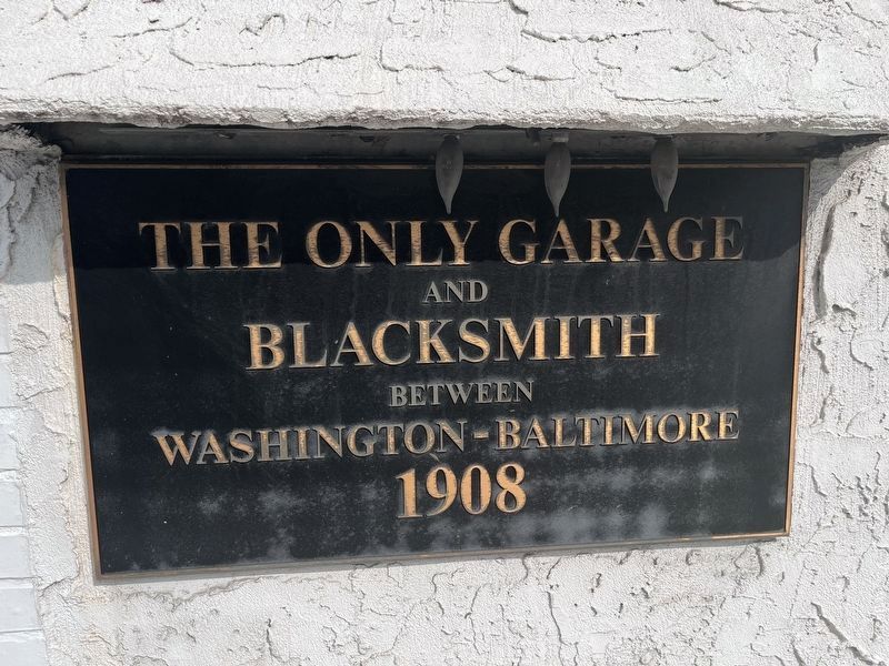 Garage and Blacksmith Marker image. Click for full size.