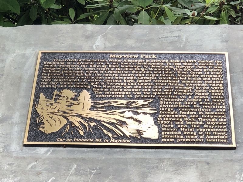 Mayview Park Marker image. Click for full size.