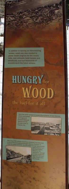Hungry for Wood Marker. Click for full size. Hungry for Wood Marker image. Click for full size.