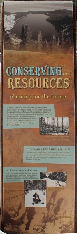 Conserving Our Resources Marker. Click for full size. Conserving Our Resources Marker image. Click for full size.