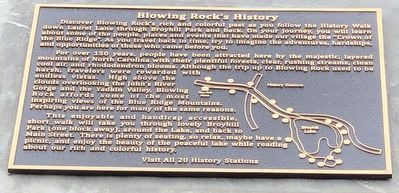 Blowing Rock's History Marker image. Click for full size.