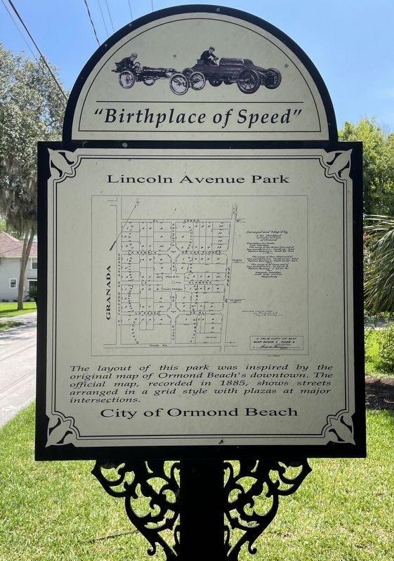 Lincoln Avenue Park Marker image. Click for full size.