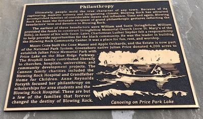 Philanthropy Marker. Click for full size. Philanthropy Marker image. Click for full size.