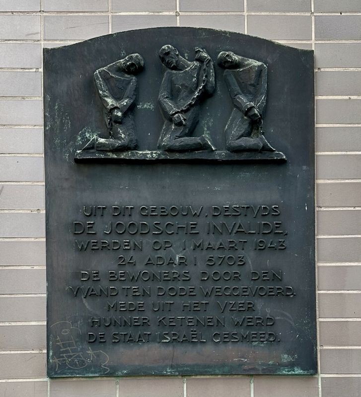 De Joodsche Invalide Marker. Click for full size. De Joodsche Invalide Marker image. Click for full size.