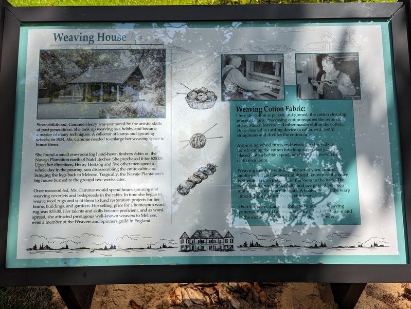 Weaving House Marker image. Click for full size.