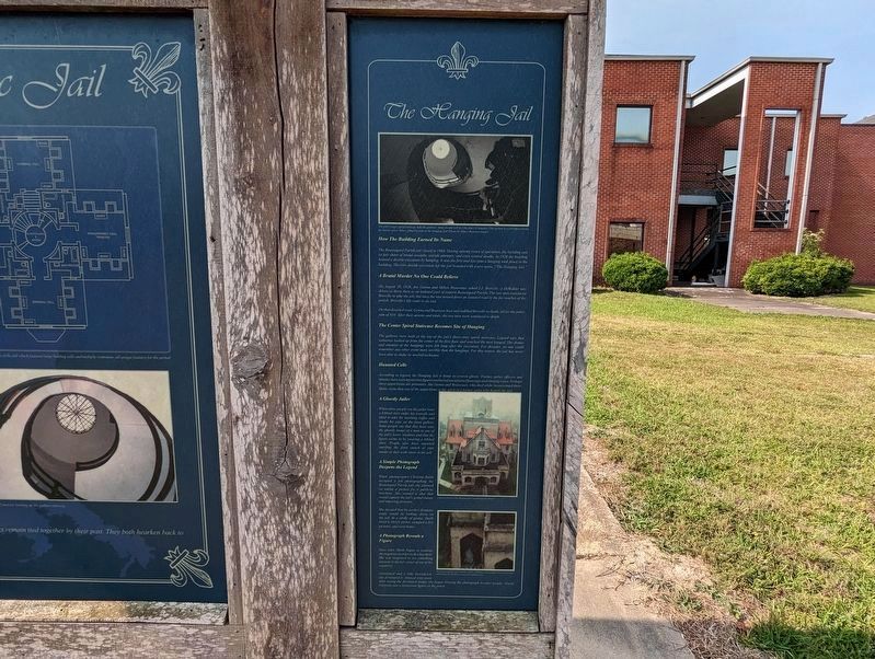 Beauregard Parish Gothic Jail Marker. Click for full size. Beauregard Parish Gothic Jail Marker image. Click for full size.