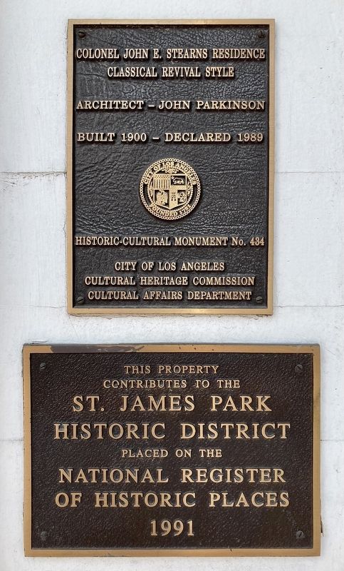 Stearns Residence Marker image. Click for full size.