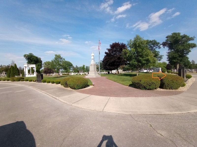 Hancock County World War II Memorial. Click for full size. Hancock County World War II Memorial image. Click for full size.