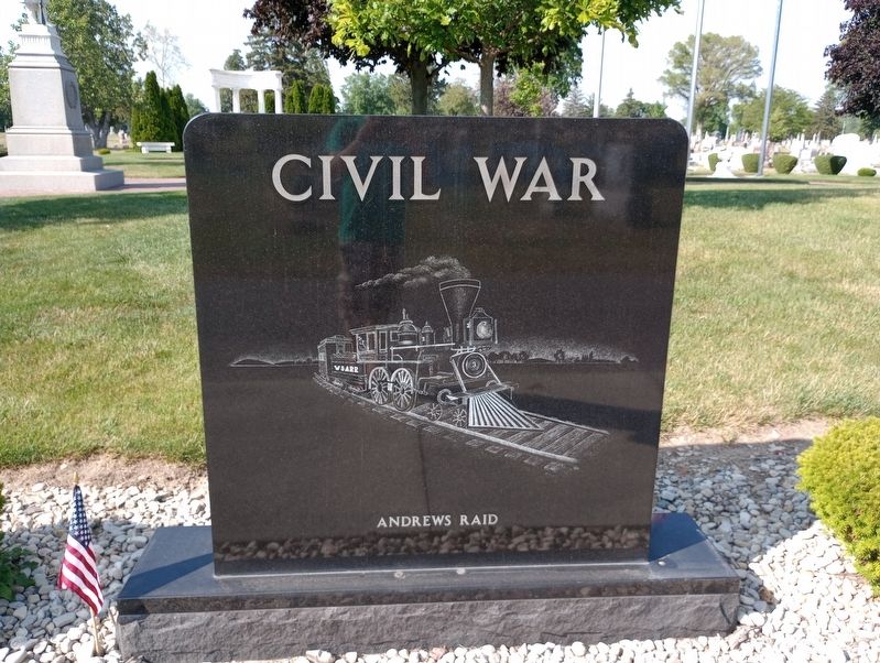 Hancock County Civil War Memorial Marker, Side One image. Click for full size.