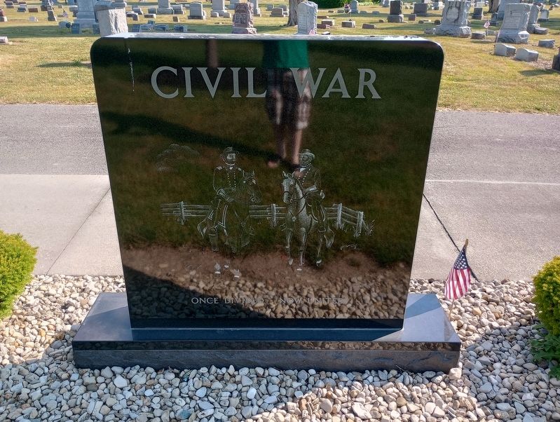 Hancock County Civil War Memorial Marker, Side Two image. Click for full size.