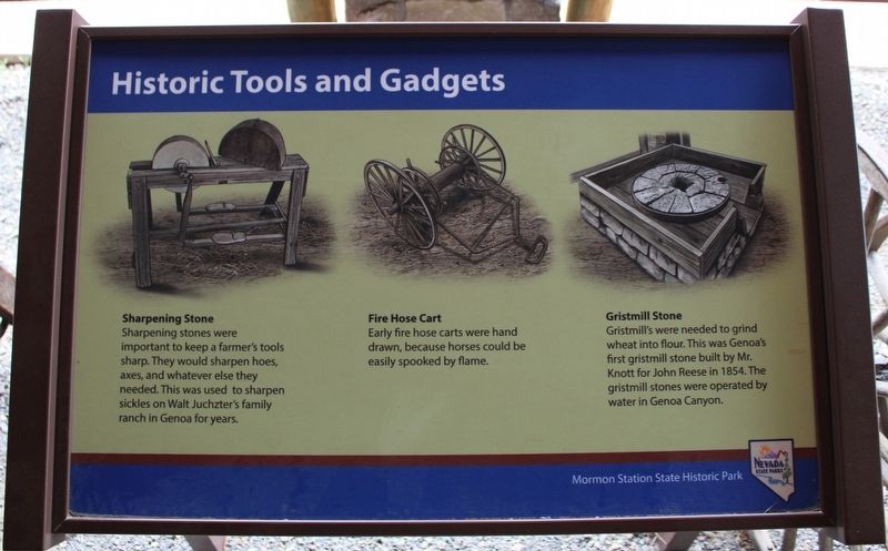 Historic Tools and Gadgets Marker. Click for full size. Historic Tools and Gadgets Marker image. Click for full size.