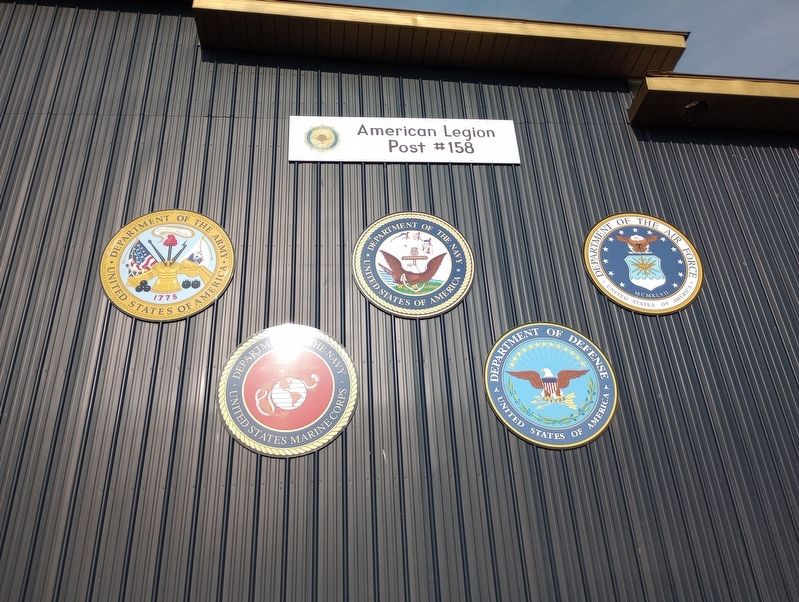 Military Tribute Park Marker image. Click for full size.