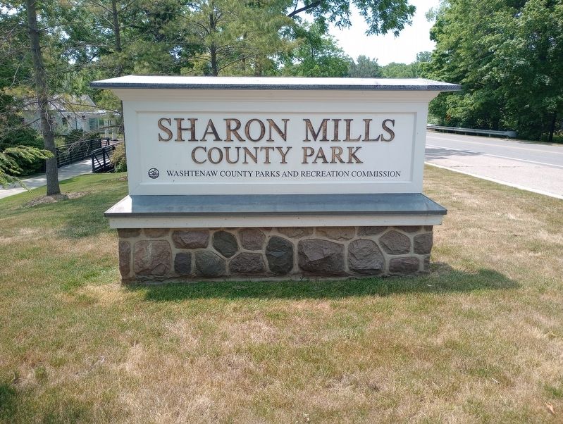 Welcome To Sharon Mills County Park! Marker image. Click for full size.