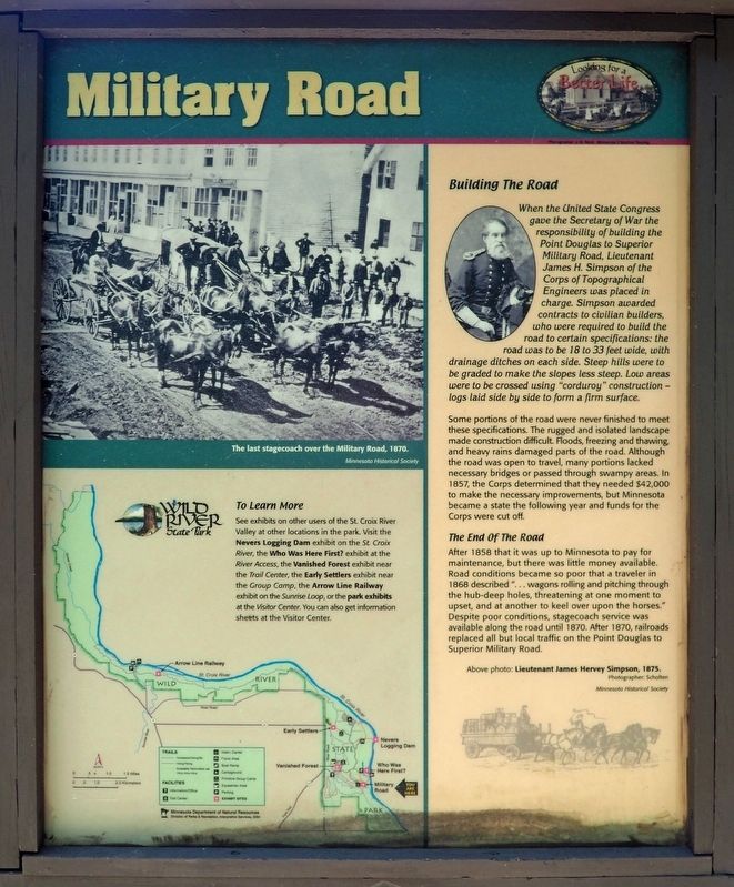 Military Road Marker, second panel image. Click for full size.