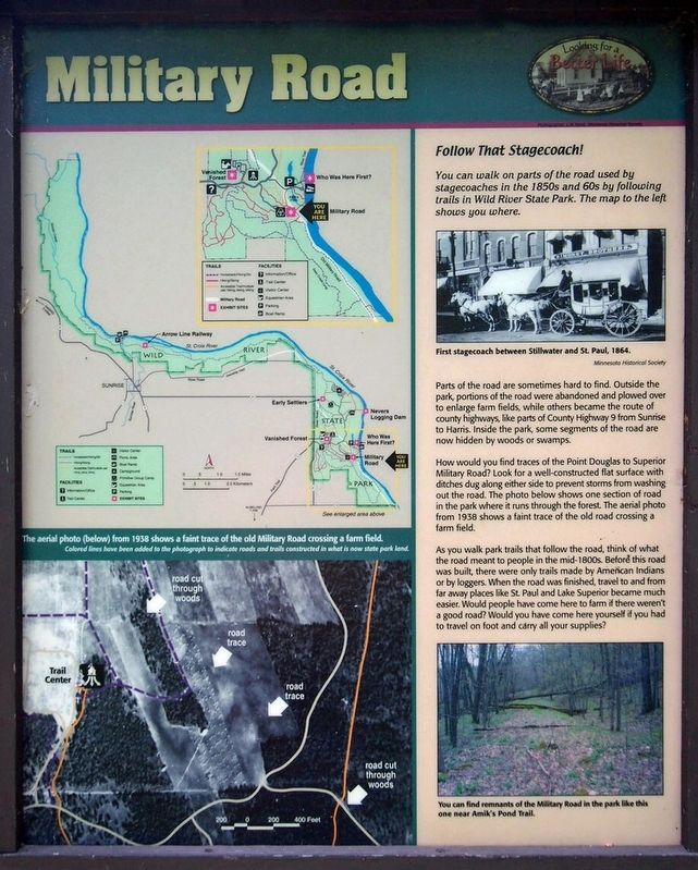 Military Road Marker, third panel image. Click for full size.