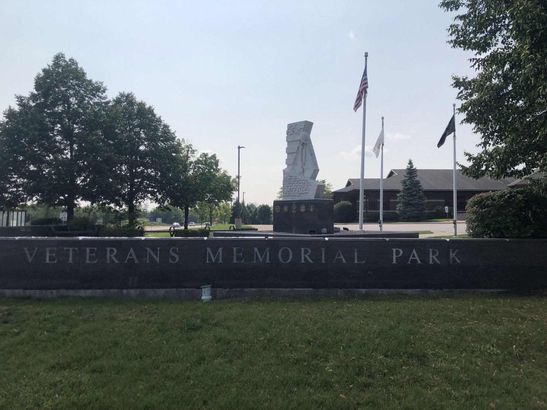 Warren Township Veterans Memorial image. Click for full size.