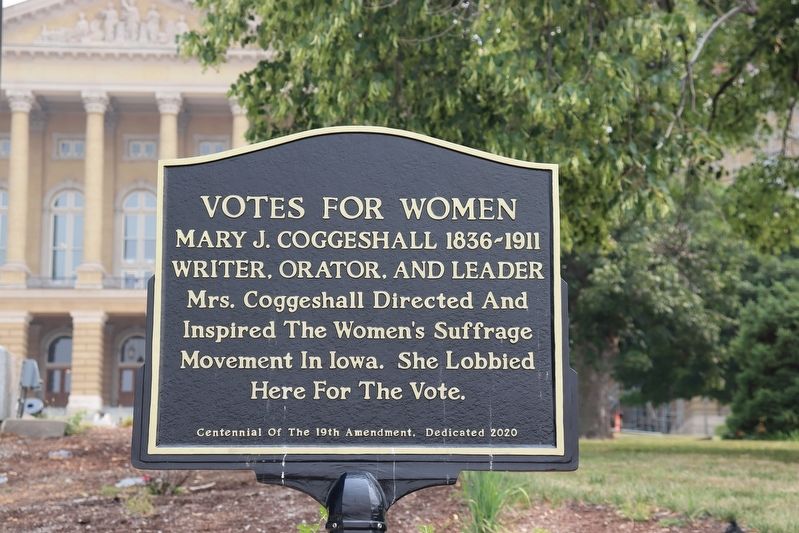 Votes for Women Marker image. Click for full size.