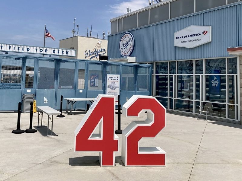 Jackie Robinson Marker image. Click for full size.