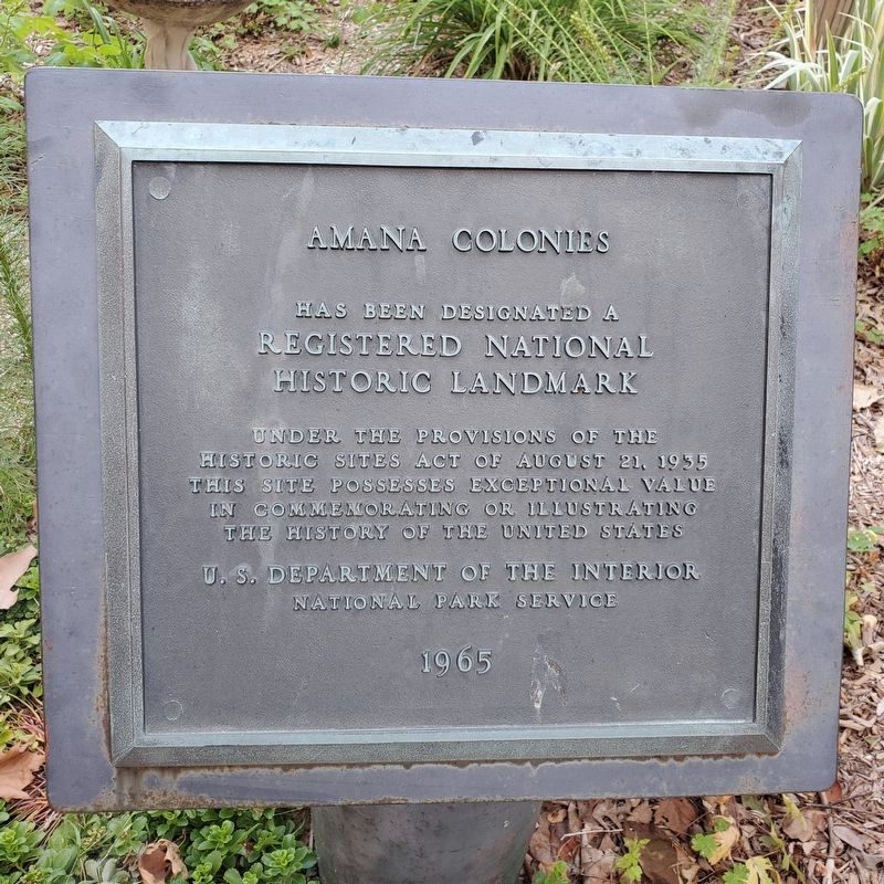 Amana Colonies Marker image. Click for full size.