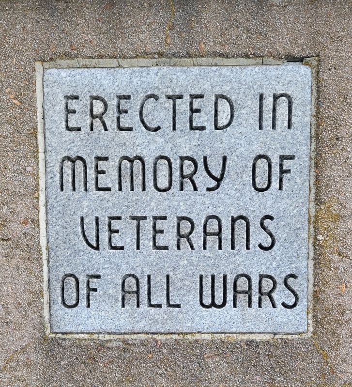 Veterans Memorial. Click for full size. Veterans Memorial image. Click for full size.