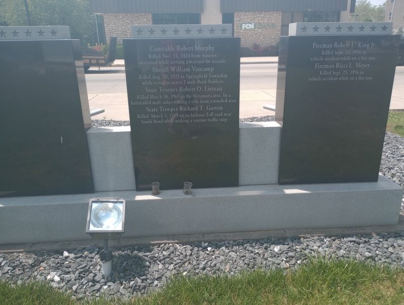 Loyalty and Service to the People of Franklin County Marker, Side Two. Click for full size. Loyalty and Service to the People of Franklin County Marker, Side Two image. Click for full size.
