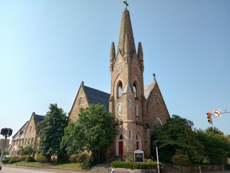 Saint John's Episcopal Church Marker. Click for full size. Saint John's Episcopal Church Marker image. Click for full size.