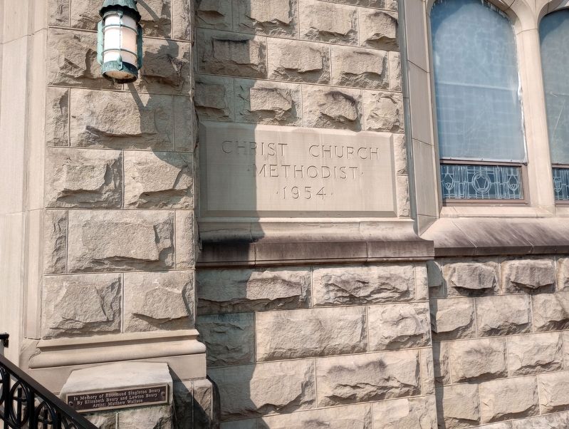 Christ Church Cornerstone image. Click for full size.
