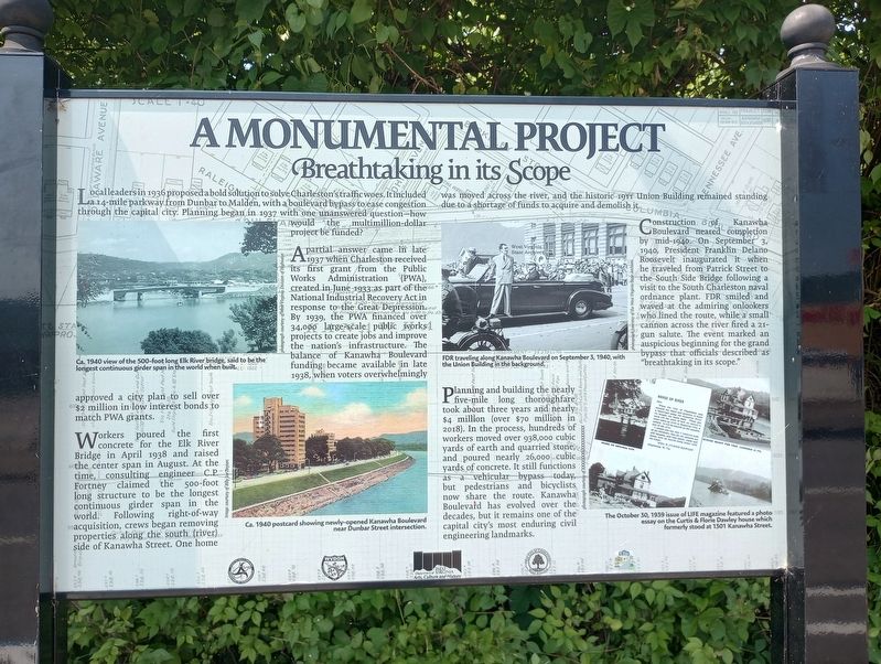 A Monumental Project Marker, Side One image. Click for full size.