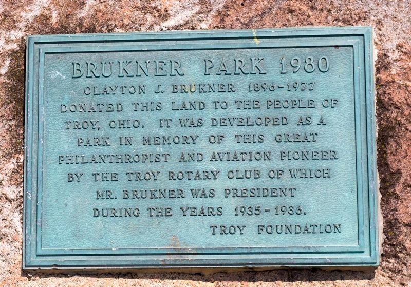 Brukner Park Marker image. Click for full size.